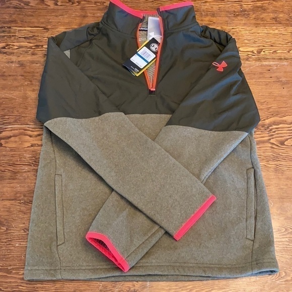 UNDER Armour boys 1/4 zip fleece - Picture 1 of 3
